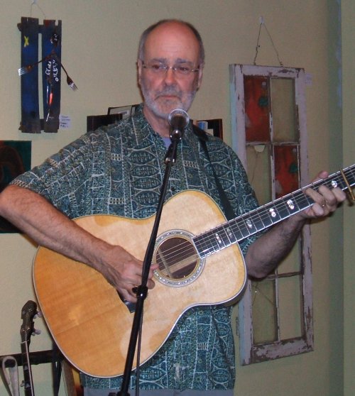 Jim on the guitar